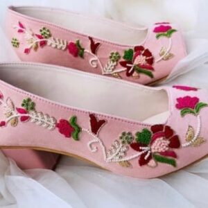 women party wear pink heels sandal