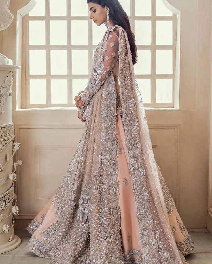 Amazing Peach Color Lehenga Choli For Wedding Or Party Wear – Cygnus Fashion