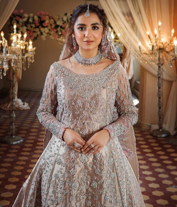 light purple anarkali lehenga