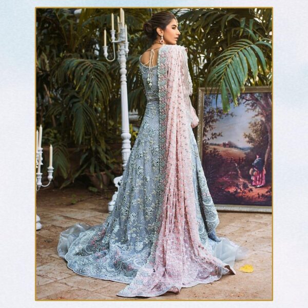 long jacket wedding with lehenga