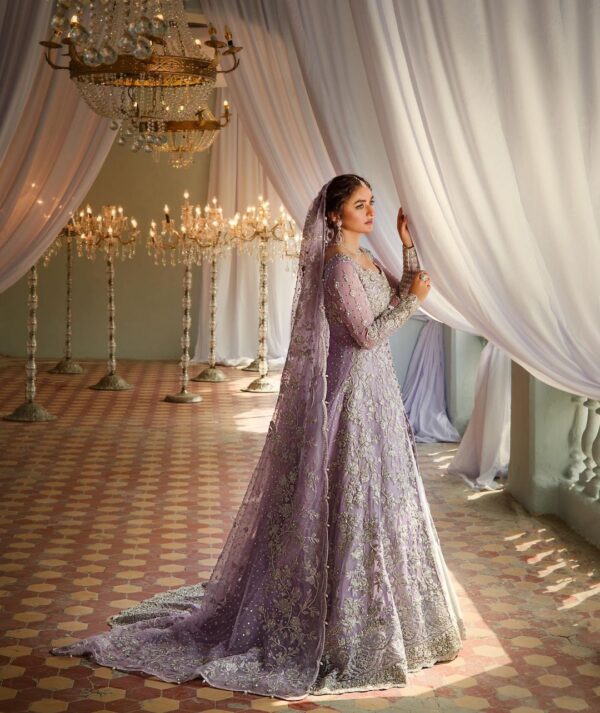 long split kurti with lehenga with hand work