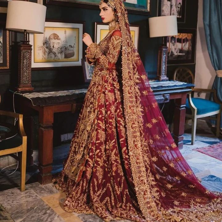Elegant Long Kameez With Bridal Lehenga Pakistani Dress – TheDesignerSaree