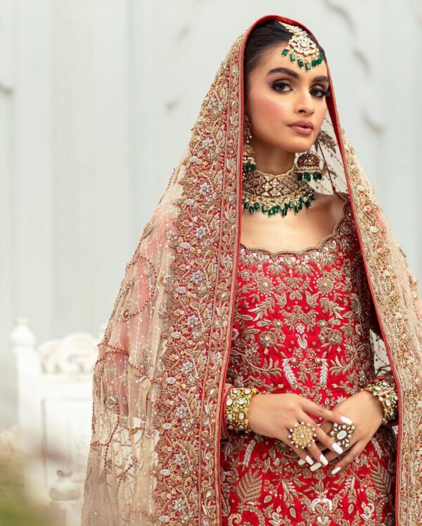 wedding lehenga with embroidery kameez