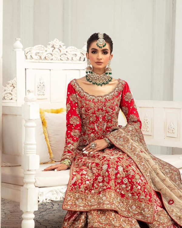 wedding lehenga with embroidery kameez