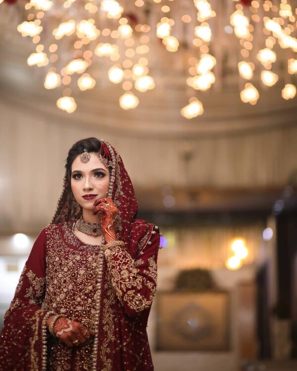 wedding long trail anarkali with lehenga