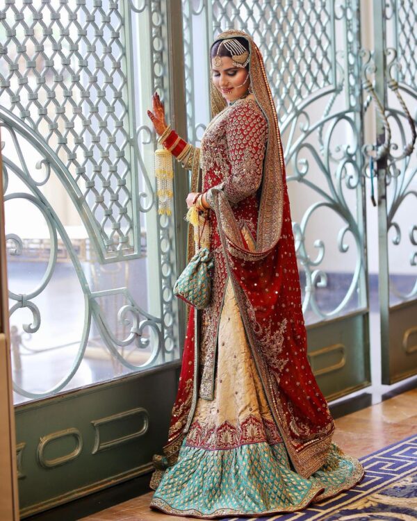wedding embroidered kurti with sharara
