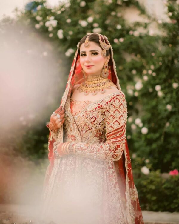 wedding long trail gown with handwork