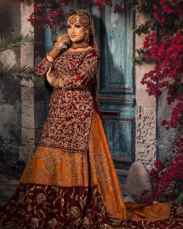 Pakistani wedding dress for nikah