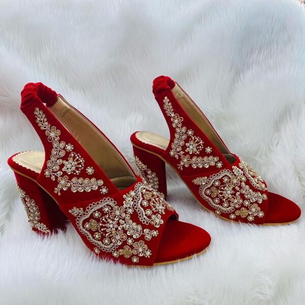 Designer bridal heels for wedding