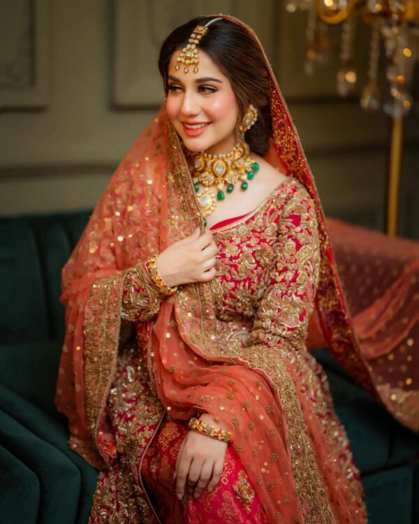 wedding long split anarkali withlehenga