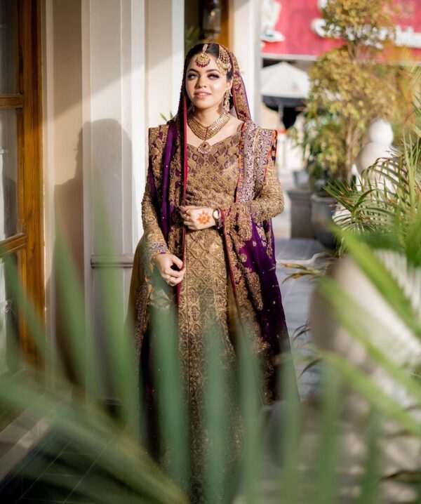 wedding lehenga choli with embroidery