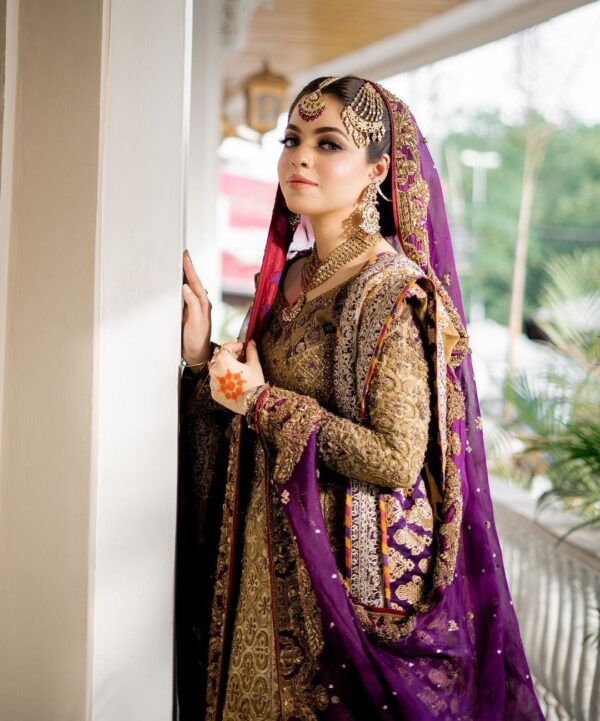 wedding lehenga choli with embroidery