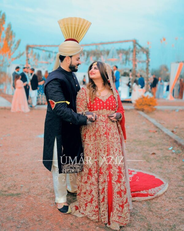 wedding long trail lehenga with anarkali
