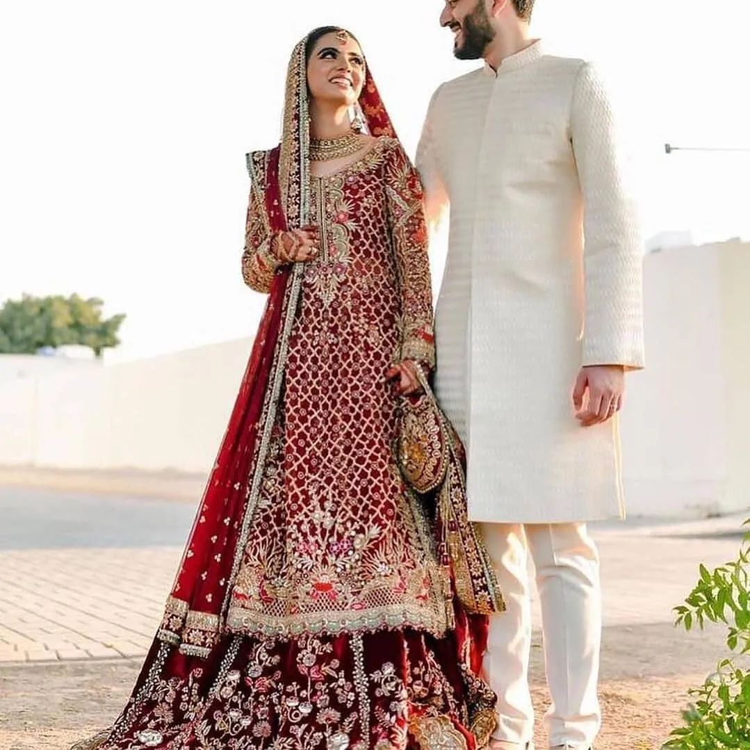 15 Latest Pakistani Bridal Lehenga Designs 2018 - Dresses - Crayon