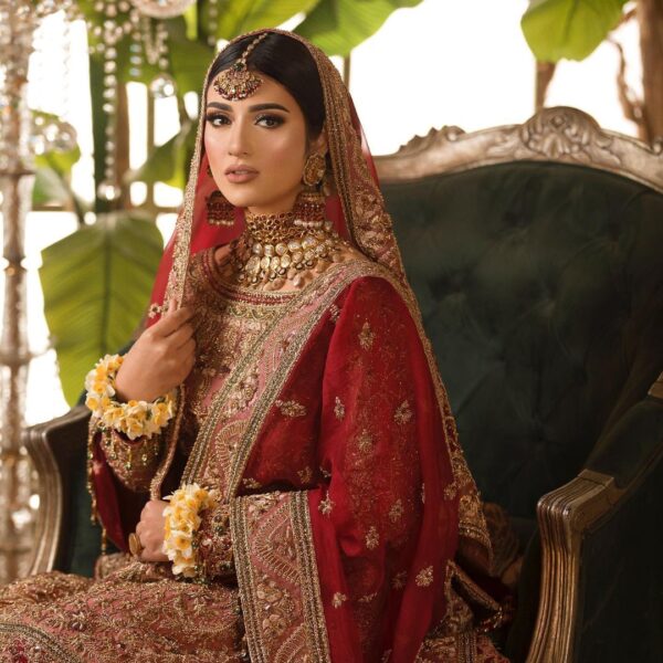 bridal lehenga with kurti