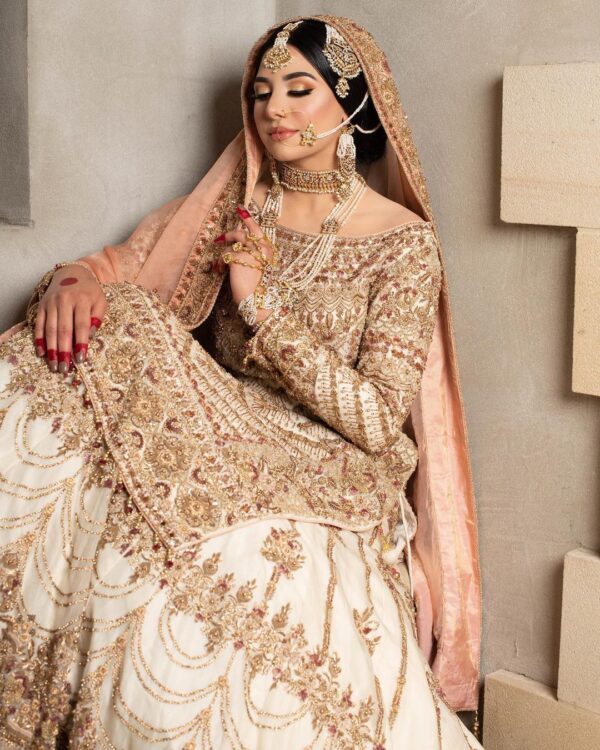 waleema long trail lehenga with kurti
