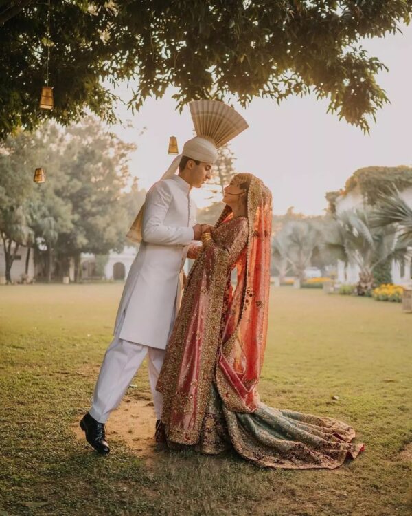 wedding long trail lehenga with kameez