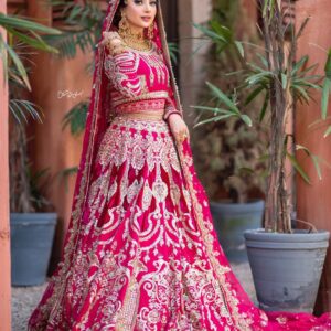 Pink designer lehenga choli