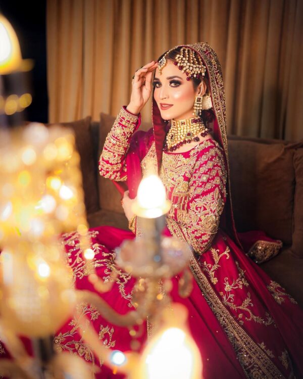 designer partywear anarkali with embroidery