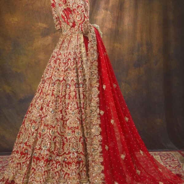 wedding lehenga with crop top
