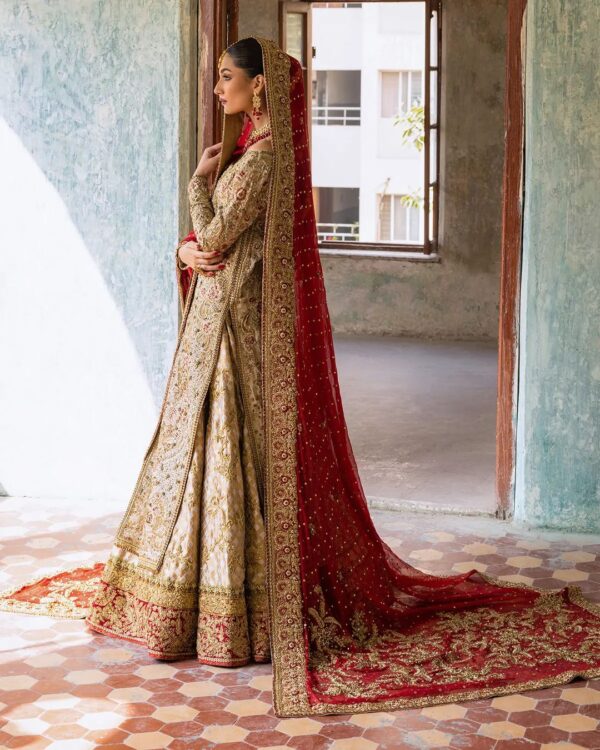 Designer long jacket with lehenga