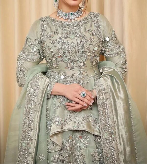 wedding lehenga with peplum