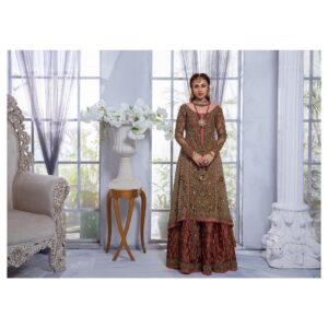 Designer Partywear kurti with skirt