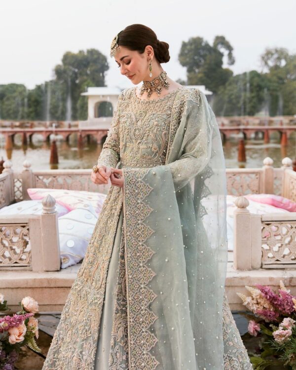 designer Partywear split jacket with skirt