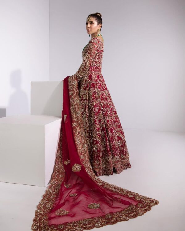 designer anarkali with lehenga