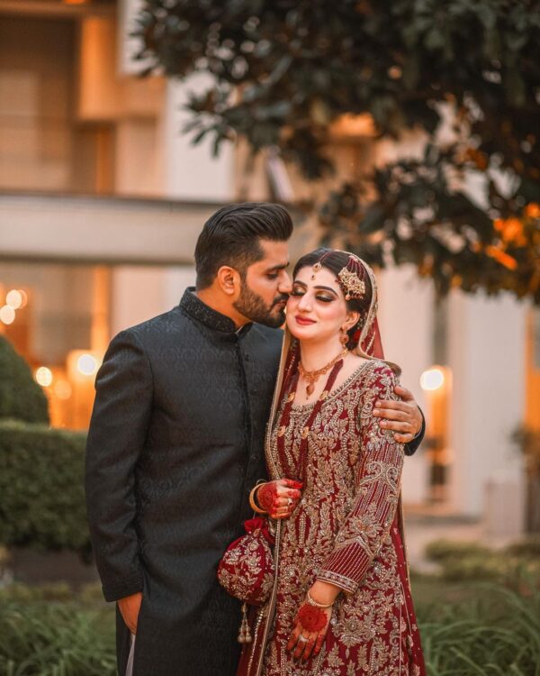 wedding maroon designer wedding lehenga