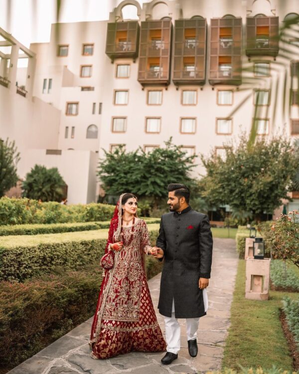 Designer wedding lehenga with kurti