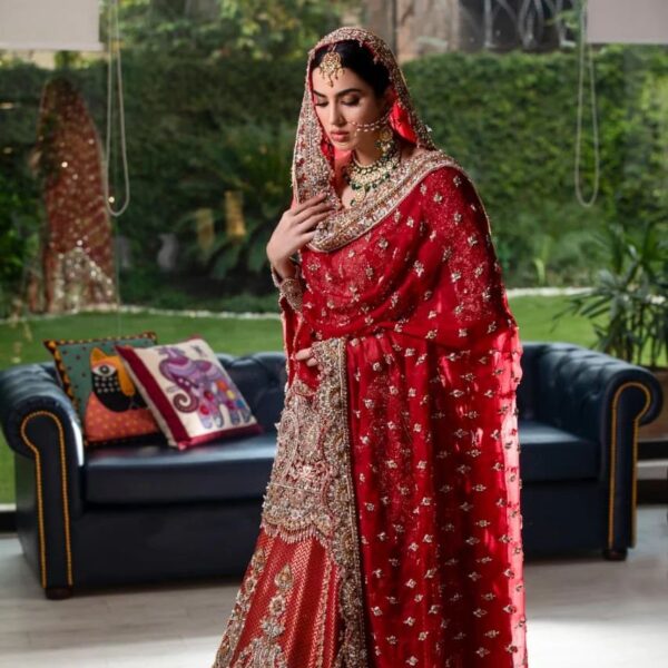 designer wedding lehenga choli with embroidery