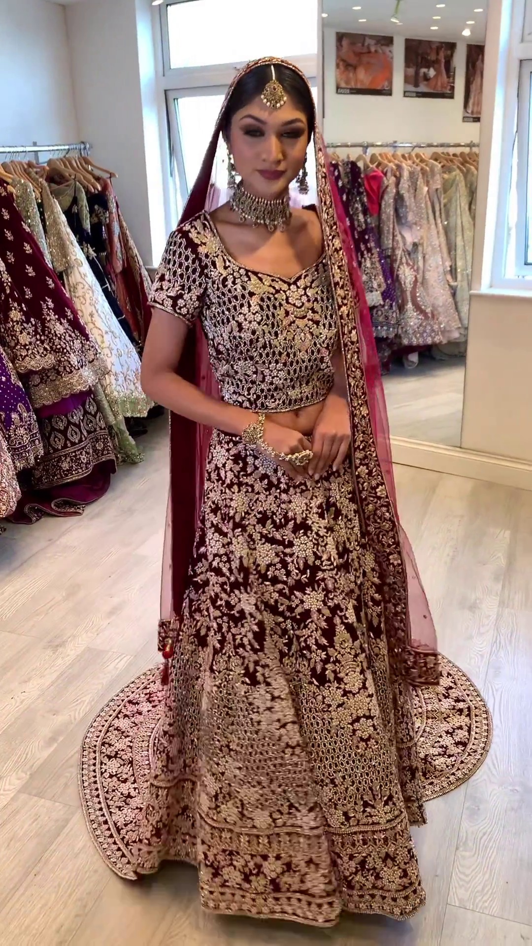 Best Traditional Maroon Bridal Lehenga Pakistani Designer Lehenga Choli  Velvet Lehenga