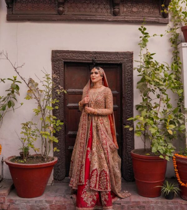 designer wedding lehenga with anarkali