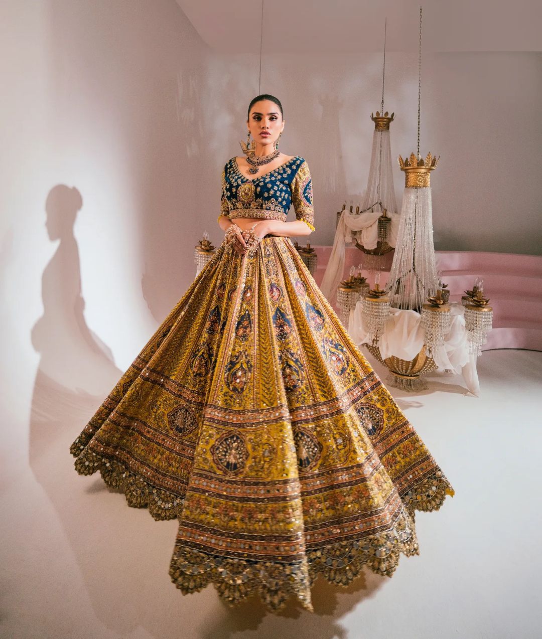 DESIGNER NEW INDIAN WEDDING LEHENGA CHOLI NEW PARTY WEAR PAKISTANI  BOLLYWOOD | eBay