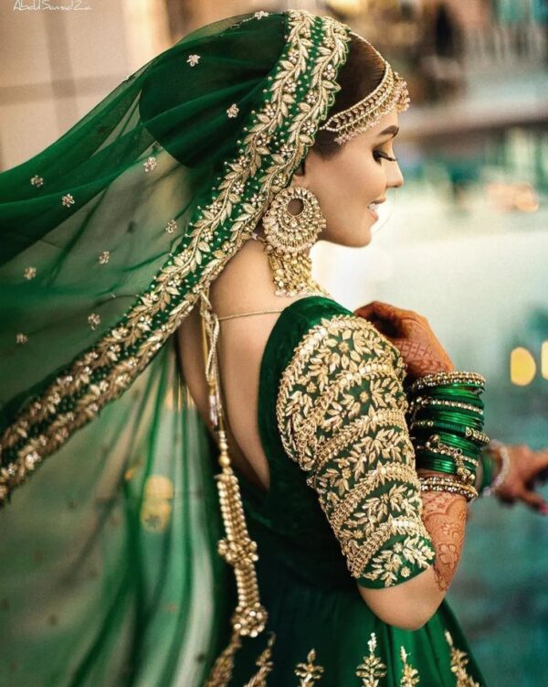 designer wedding lehenga choli with handwork