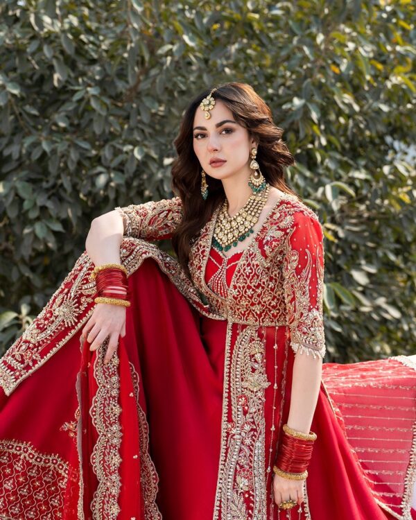 designer wedding lehenga with split jacket