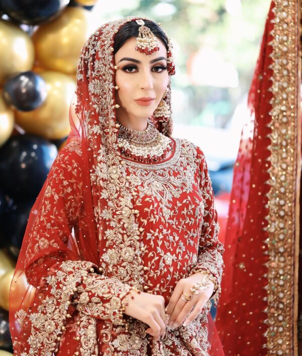 Designer wedding long trail leehnga with kurti