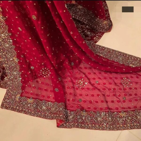 designer wedding long kurti with lehenga