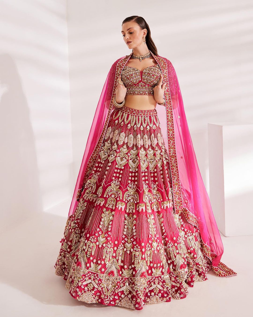 Bollywood Indian Drashti Designer Wedding Women ethnic Party Wear Choli  Lehenga | eBay