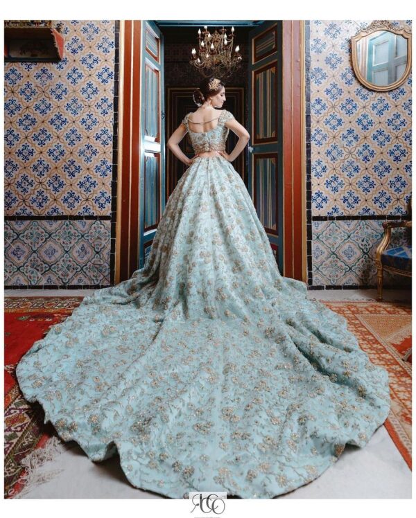 designer wedding lehenga choli with embroidery