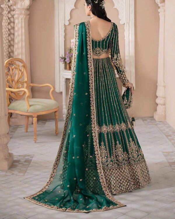 designer wedding lehenga choli with embroidery