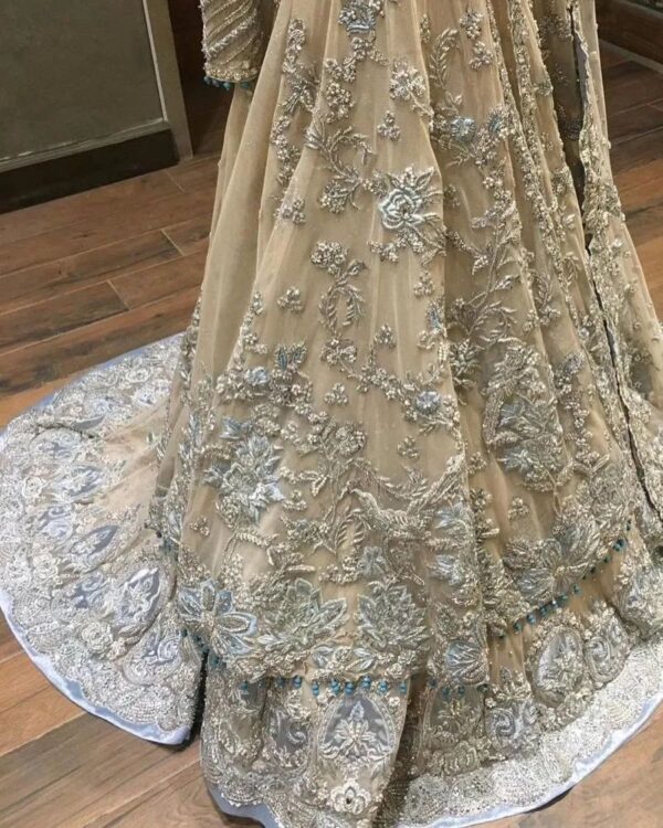 designer wedding anarkali withlehenga