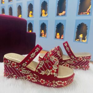 designer wedding wedge