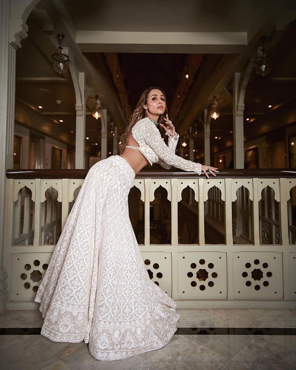 Shop Off White Wedding Readymade Lehenga Choli Online : 266823 -