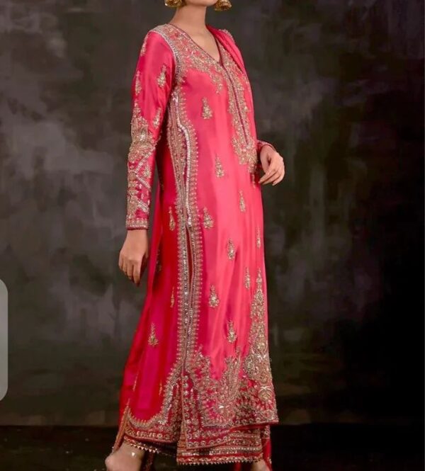 Designer wedding kameez with palazzo