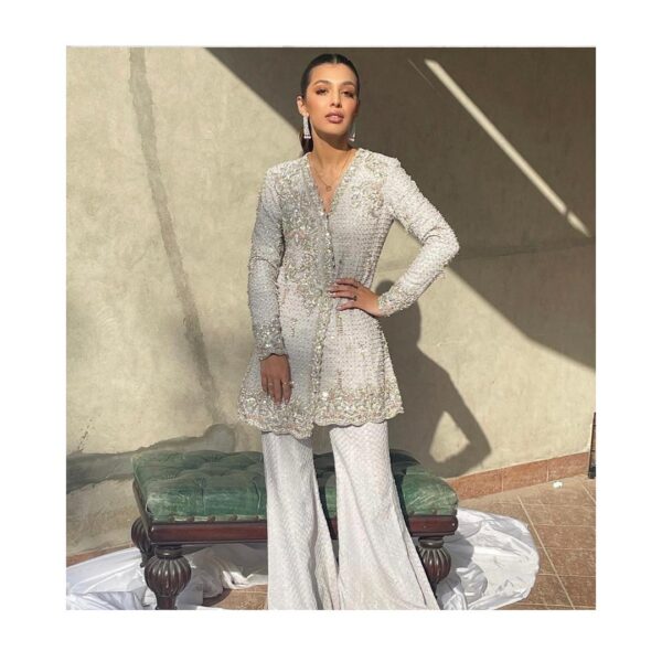 designer Partywear peplum with pant