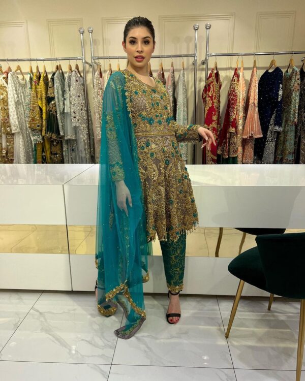 wedding peplum with pant
