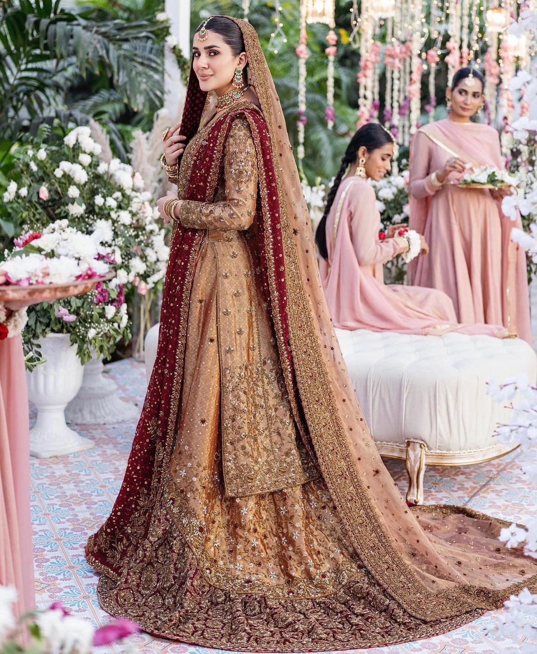 Pink Wedding Lengha Stylish Designer Lehenga Choli Indian Pakistani Wedding  Bridesmaids Dress Ghagra Choli Chaniya Choli Bridal Lehenga - Etsy