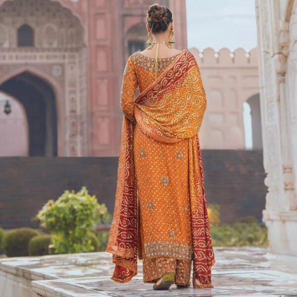 designer Partywear kameez with palazzo